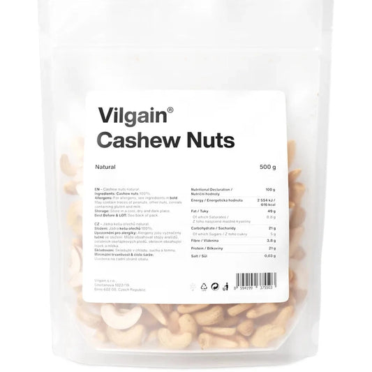 Vilgain Cashewnøtter Natural