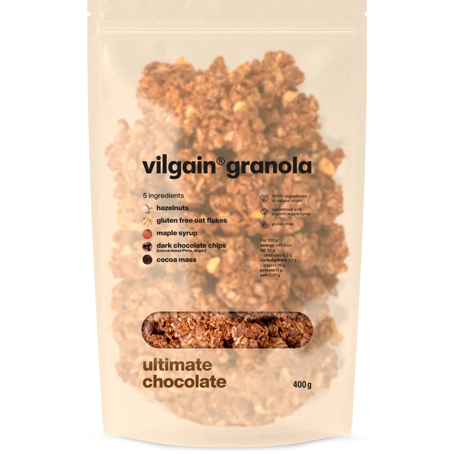 Vilgain Granola - 400g - Norgain