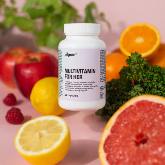 Vilgain Multivitamin for kvinner - 90 kapsler