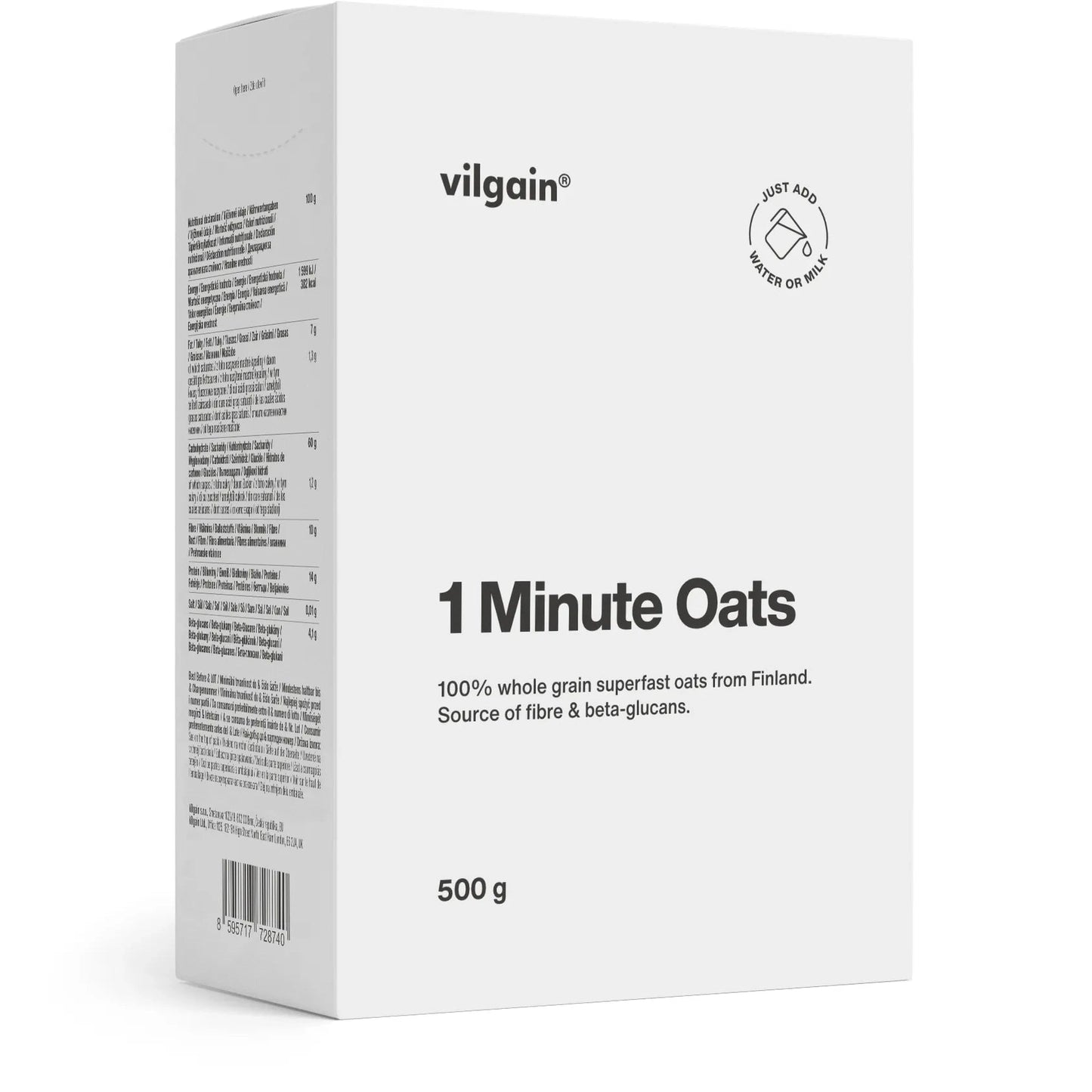 Vilgain 1 minutt havre - 500 g - Norgain
