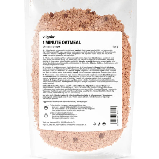 Vilgain 1 minute oatmeal