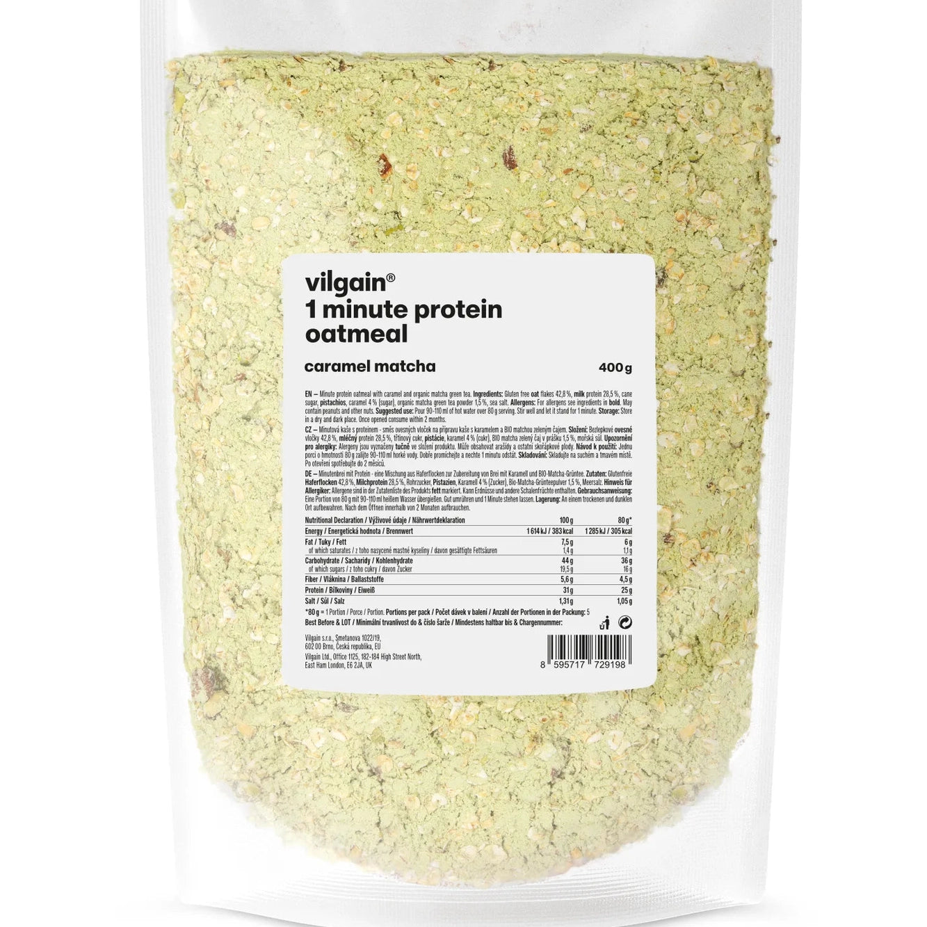 Vilgain 1 minutt protein havregryn