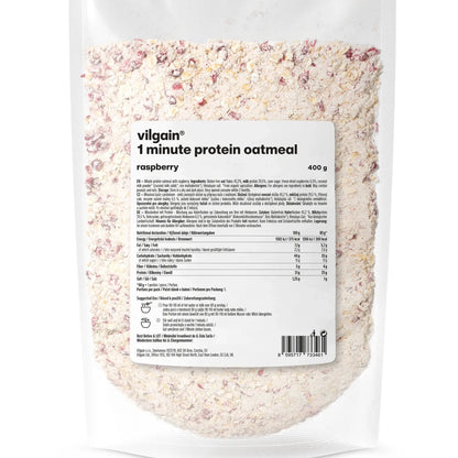 Vilgain 1 minutt proteinhavregryn - rask, proteinrik frokost (400g) - Norgain