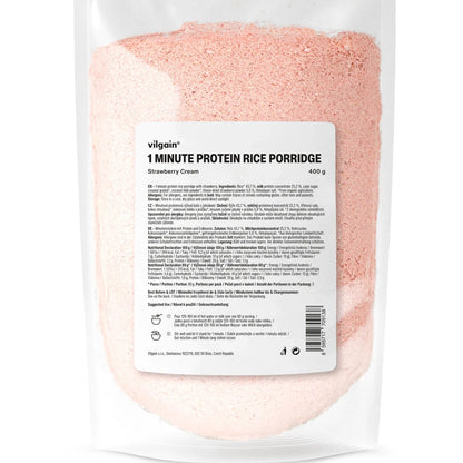 Vilgain 1 minutt proteinrik risgrøt - 400g - Norgain
