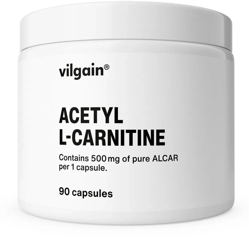 Vilgain Acetyl L-Carnitin - 90 kapsler - Norgain