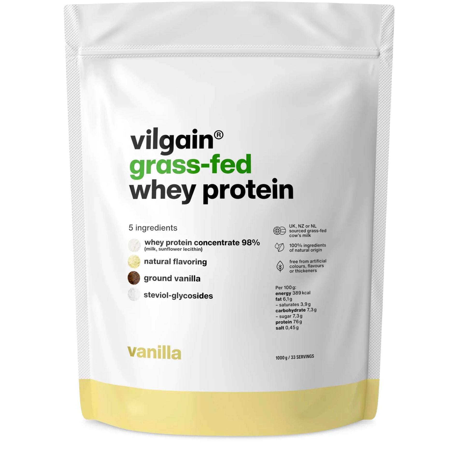 Vilgain Gras-Fed Whey Protein