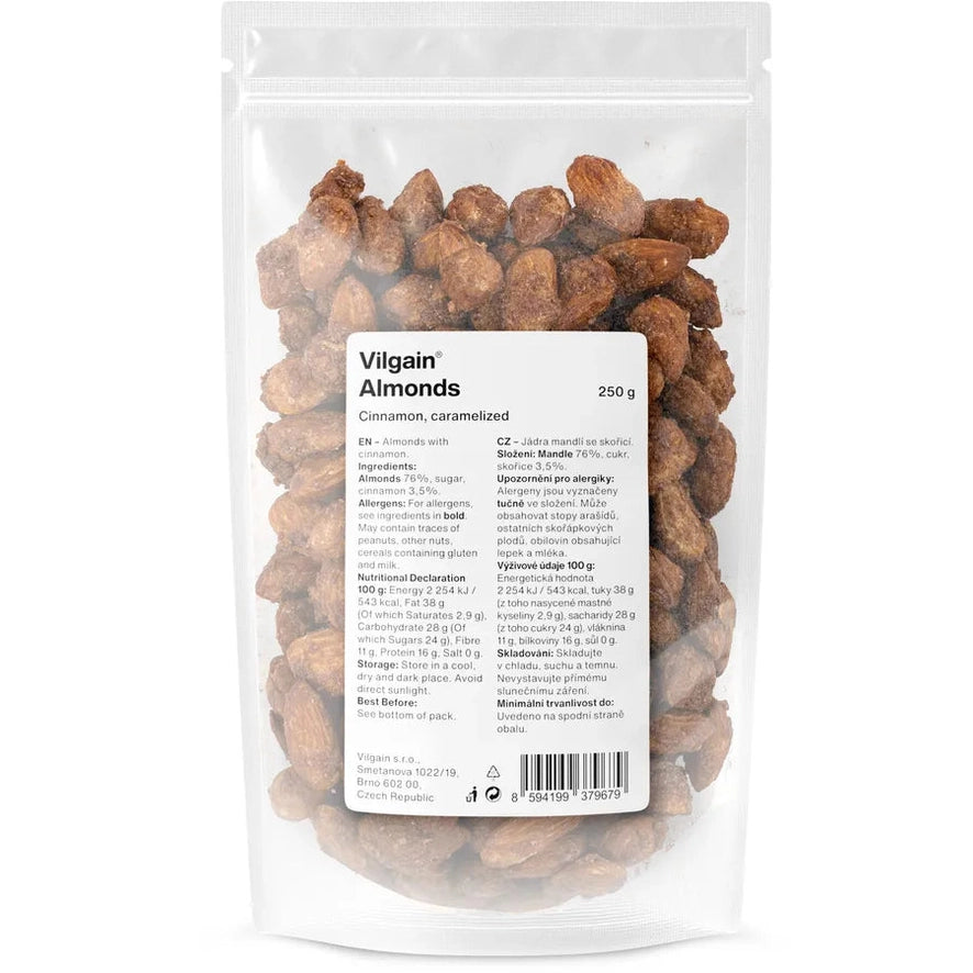 Vilgain Karamelliserte Mandler - 250g