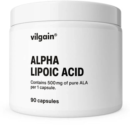 Vilgain Alpha Lipoic Acid - 90 kapsler - Norgain