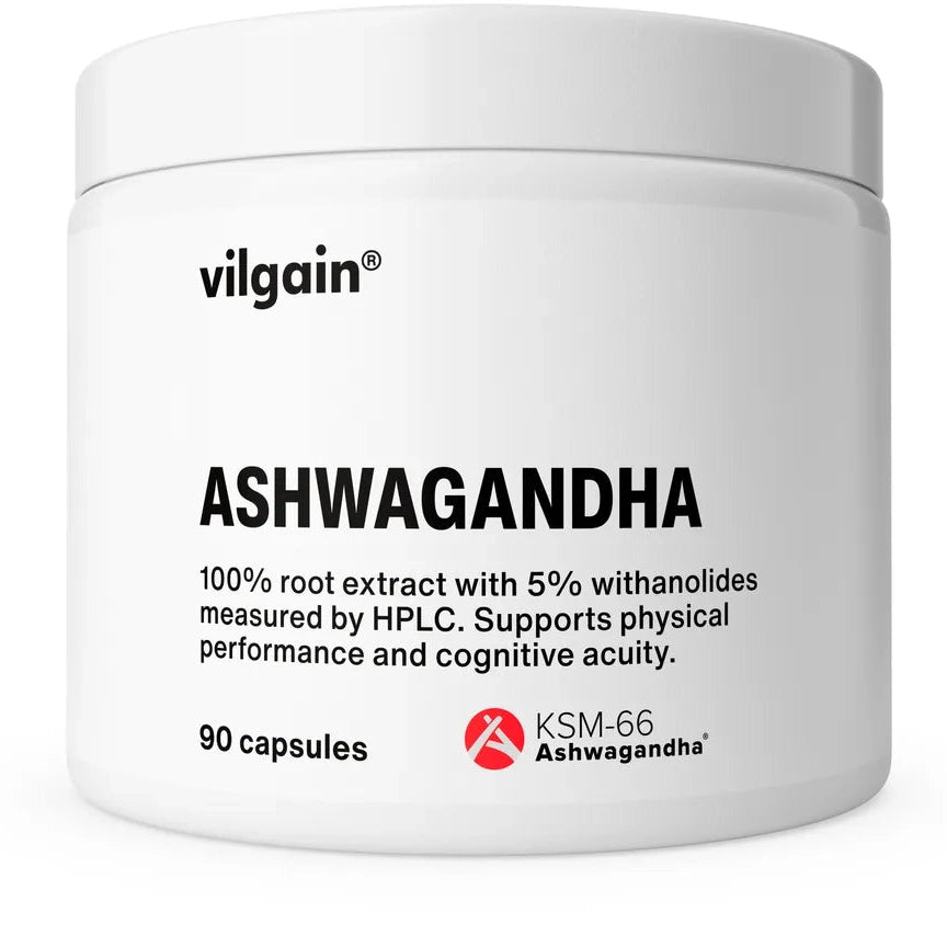 Vilgain Ashwagandha - 90 kapsler - Norgain
