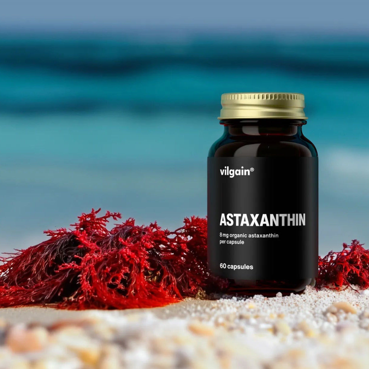 Vilgain Astaxanthin - 60 kapsuler