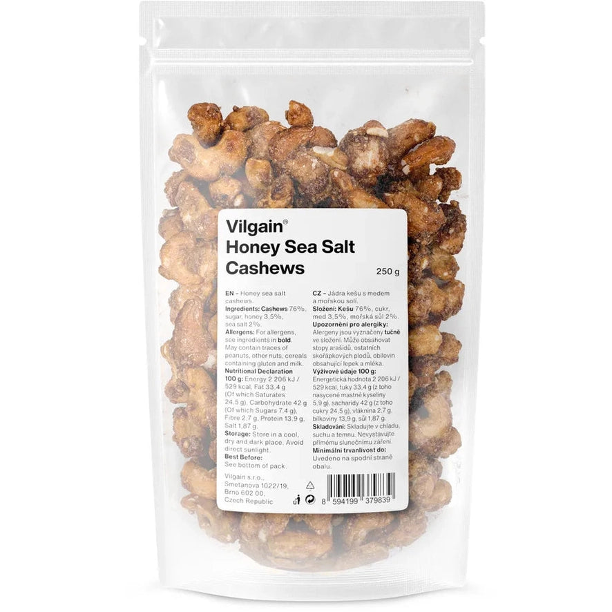 Vilgain Karamelliserte Cashewnøtter - 250g