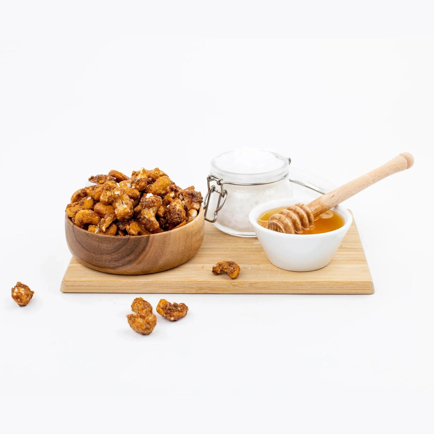 Vilgain Karamelliserte Cashewnøtter - 250g