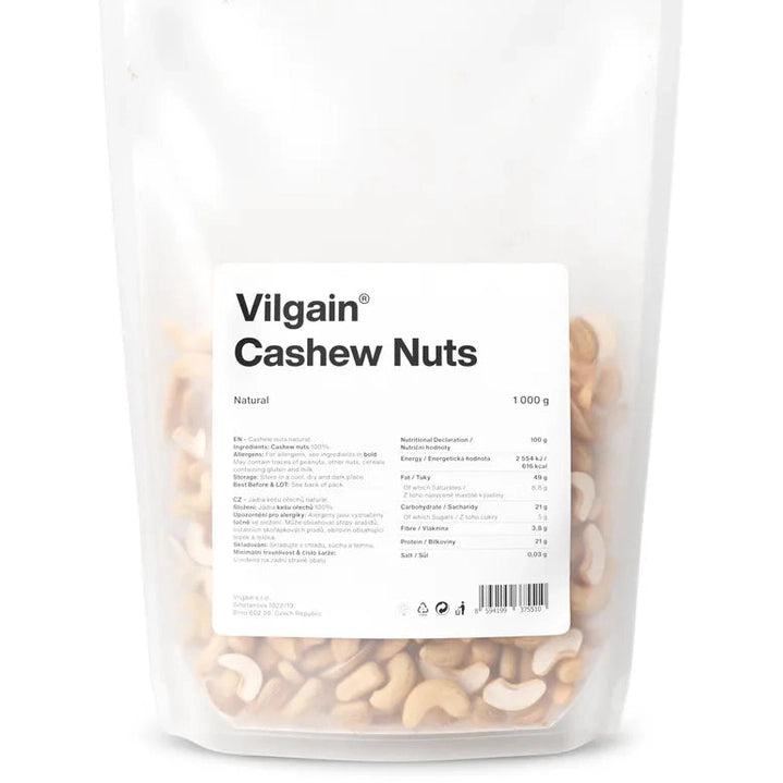 Vilgain Cashewnøtter Natural