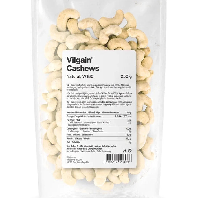 Vilgain Cashewnøtter Natural