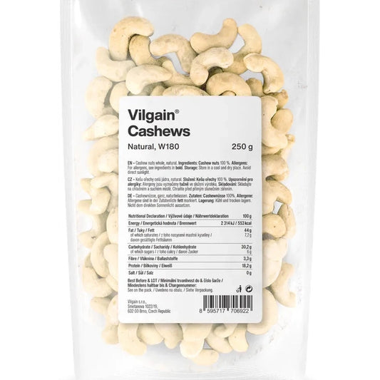 Vilgain Cashewnøtter Natural