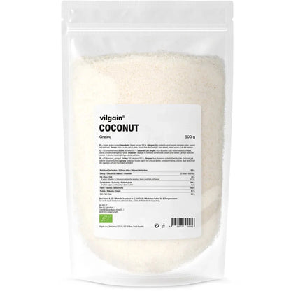 Vilgain Økologisk Kokosrasp - 500g - Norgain