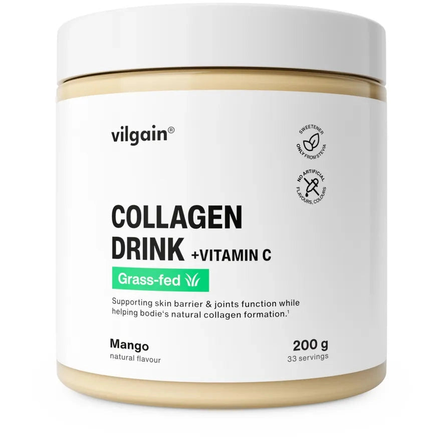 Vilgain Kollagendrikk & Vitamin C - 200g - Norgain