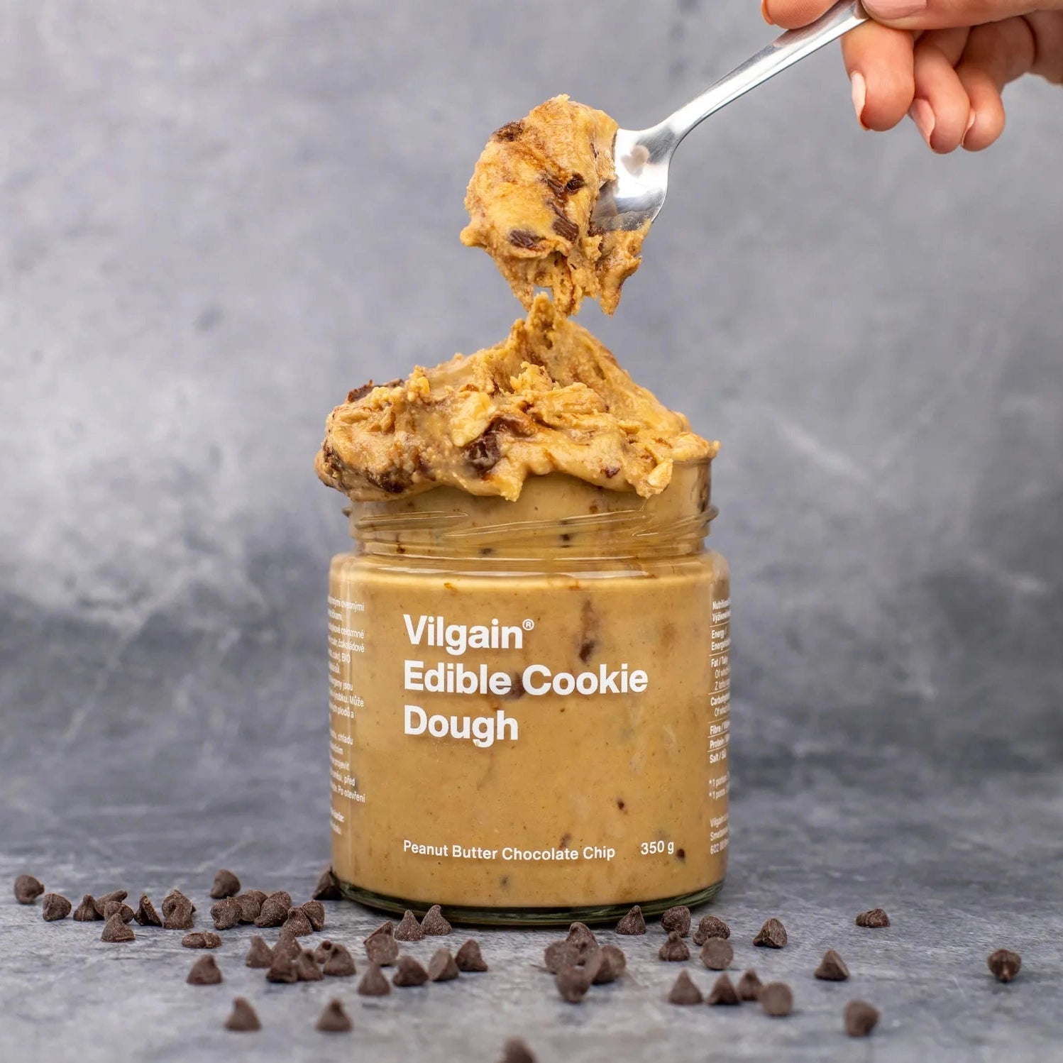 Vilgain Sjokoladebiter Spiselig kakedeig - 350g