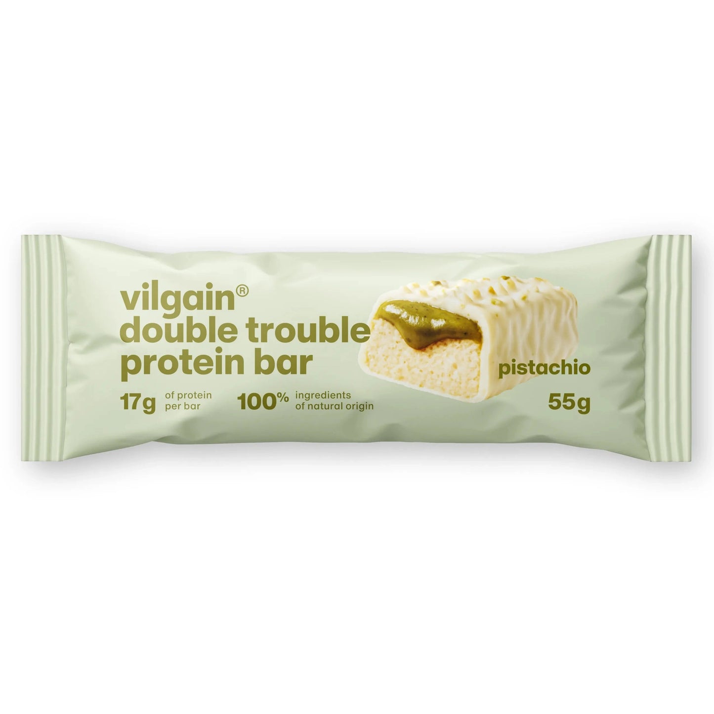 Vilgain Double Trouble Proteinbar - 55g - Norgain