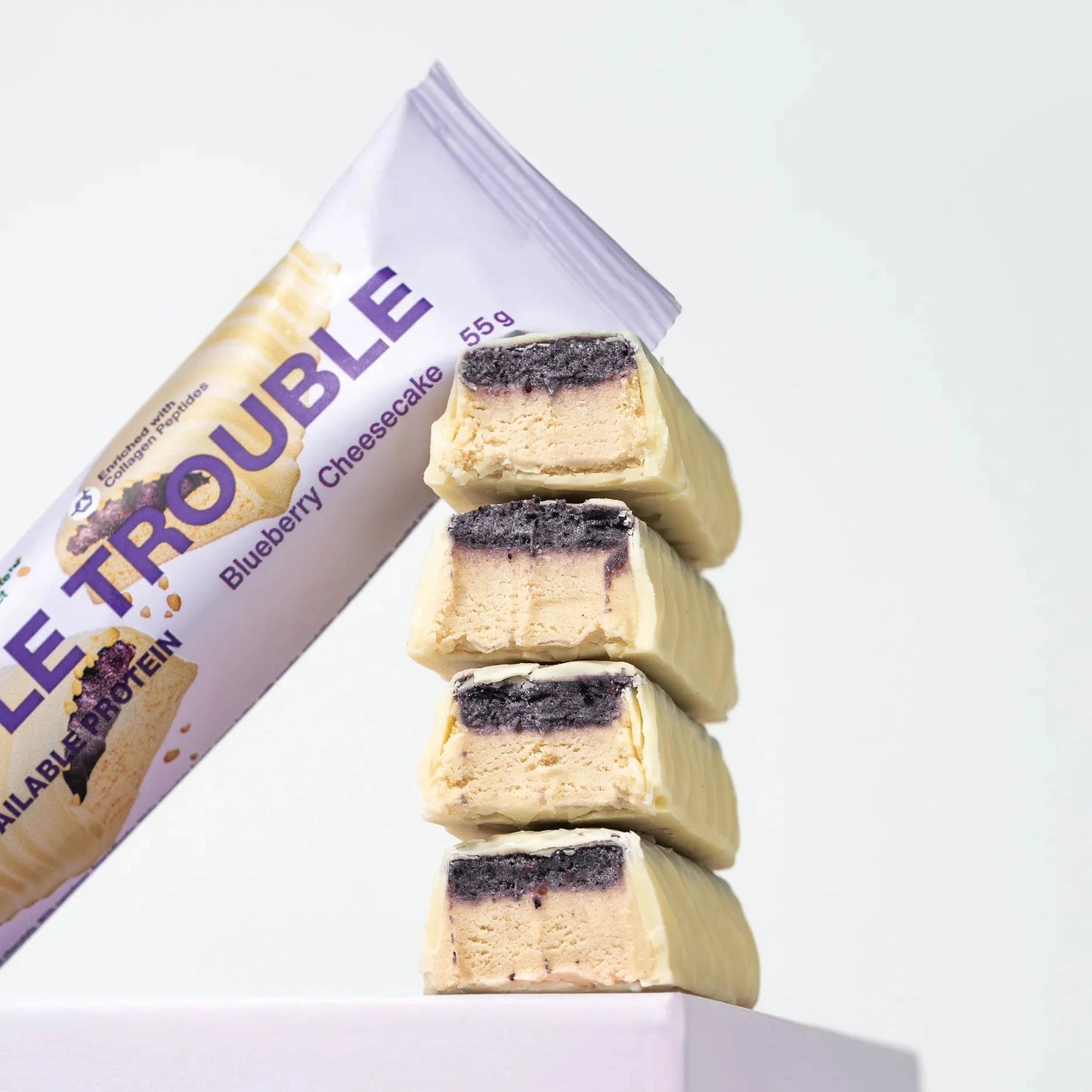 Vilgain Double Trouble Proteinbar - 55g