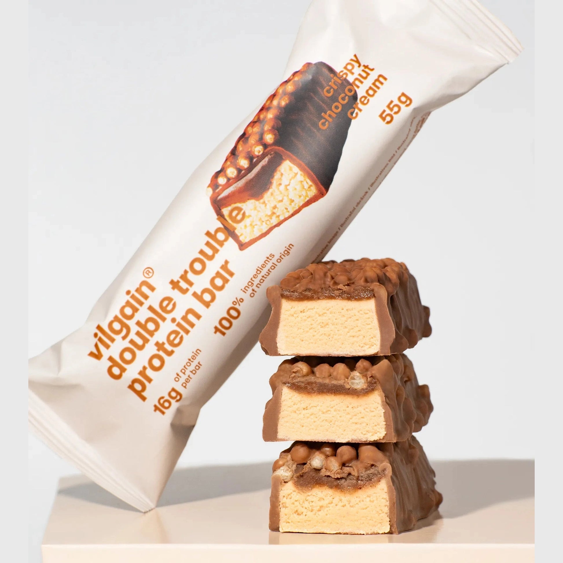 Vilgain Double Trouble Proteinbar - 55g