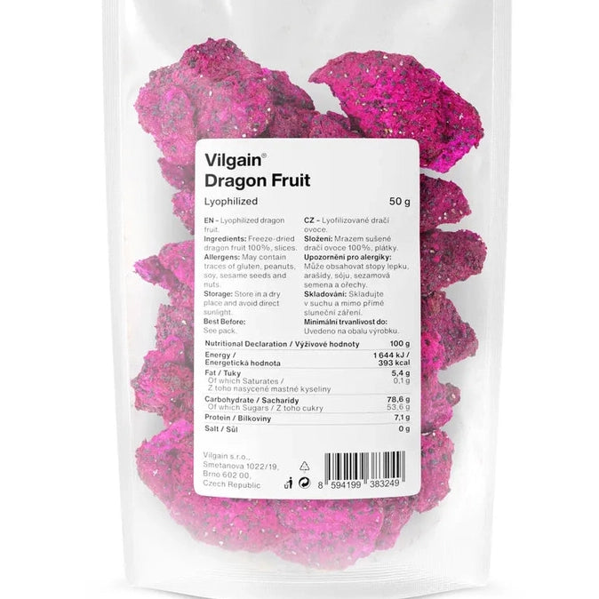 Vilgain Frysetørkede Dragefrukt