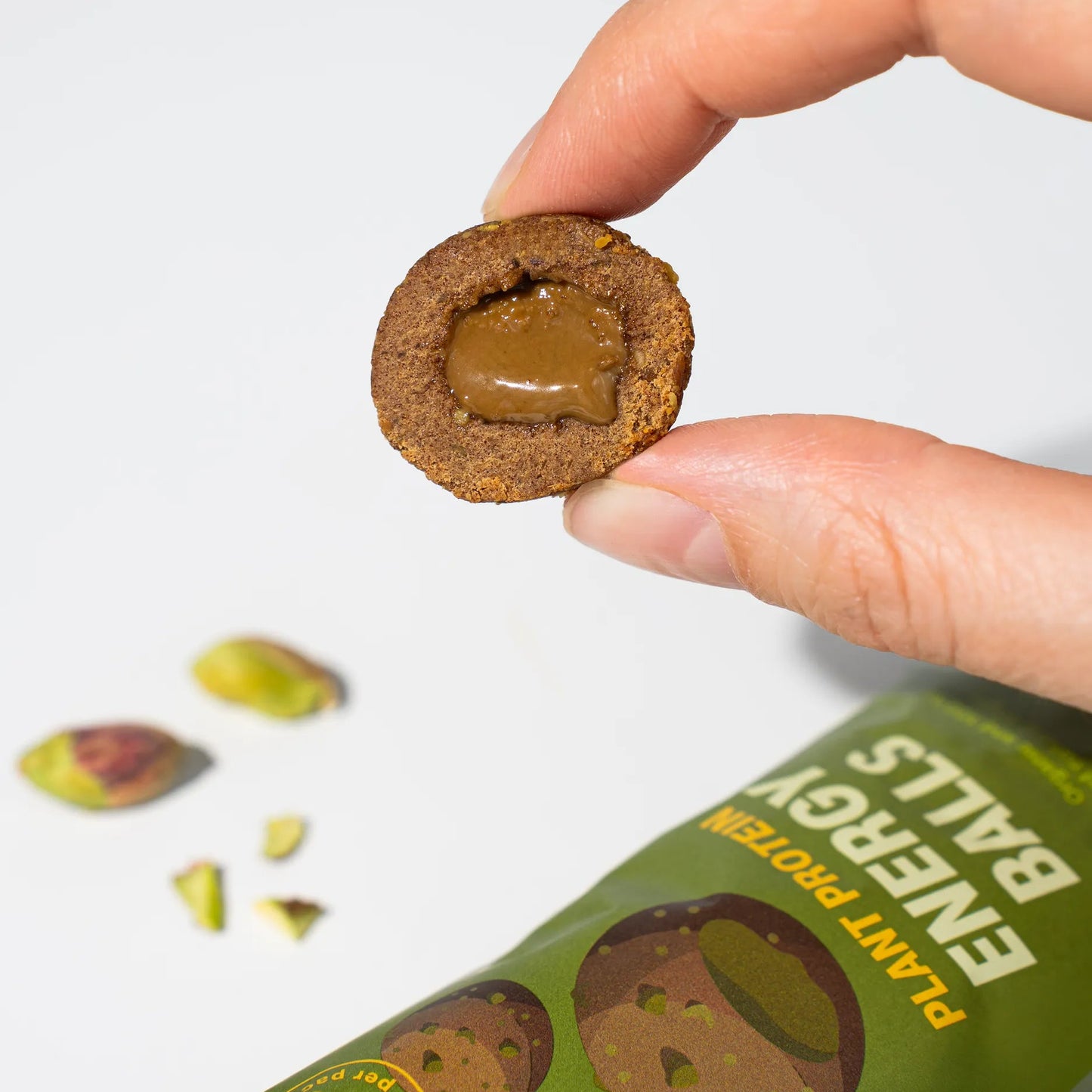 Vilgain Økologisk Plant Protein Energy Balls - 45g (3 x 15g) - Norgain