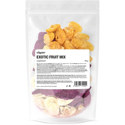 Vilgain Frysetørket Eksotisk Frukt - 45g