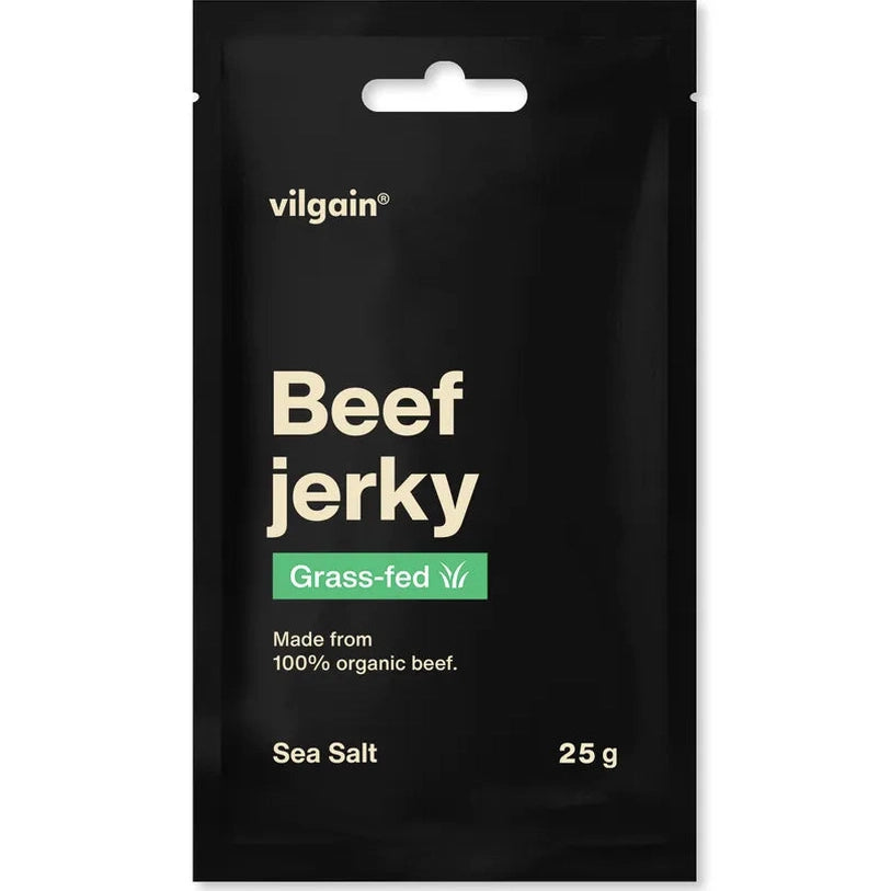 Vilgain Økologisk Grass-Fed Beef Jerky - Norgain