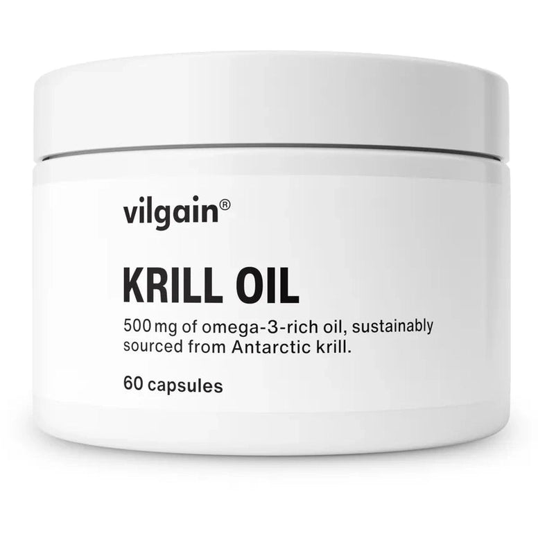 Vilgain Krill Olje - 60 kapsler