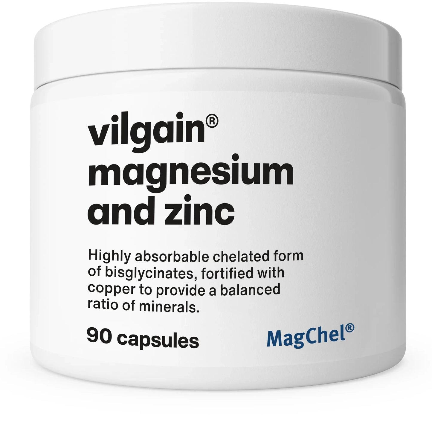 Vilgain Magnesium & Sink - 90 kapsler - Norgain
