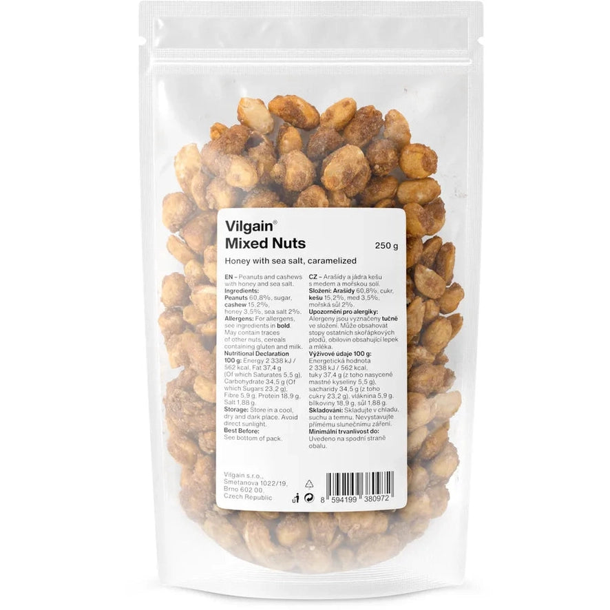 Vilgain Blanding av Karamelliserte Nøtter - 250g - Norgain
