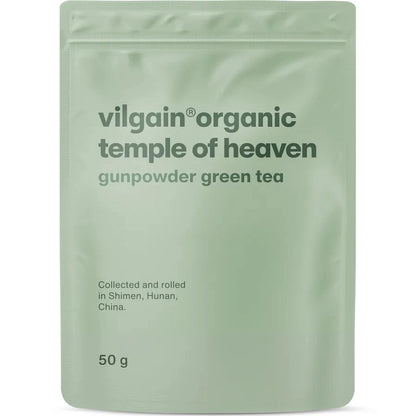 Vilgain Økologisk Gunpowder grønn te - 50g - Norgain
