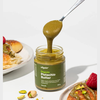 Vilgain Økologisk pistasjsmør - 140g - Norgain