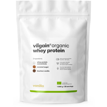 Vilgain Organic Whey Protein - 1000g - Norgain