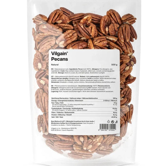 Vilgain Pekannøtter ⁠–⁠ Hele - 500g