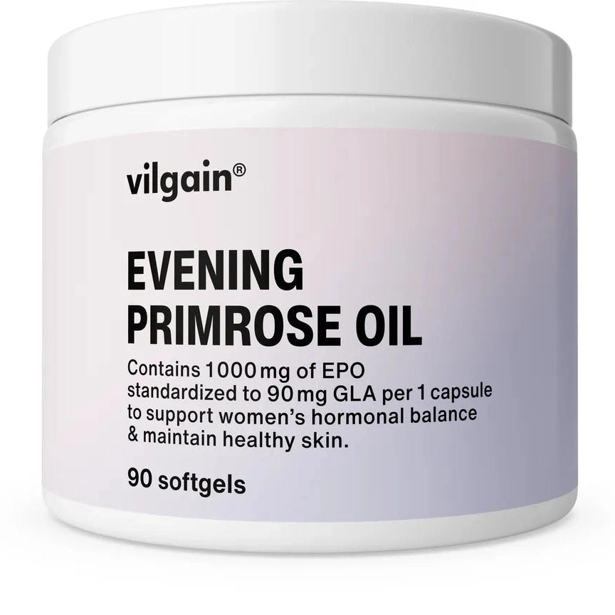 Vilgain Pupalkolje - 90 kapsler