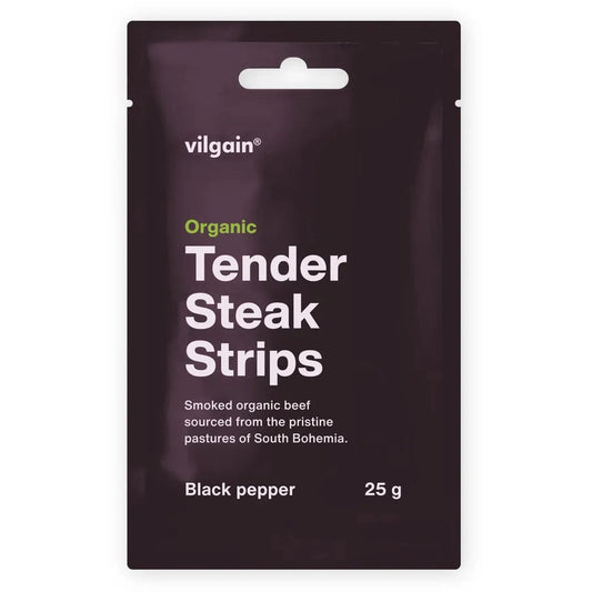 Vilgain Økologisk Steak Strips - 25g