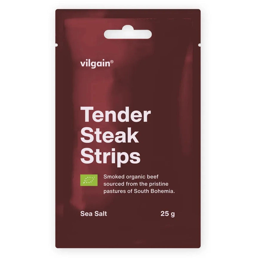 Vilgain Økologisk Steak Strips - 25g