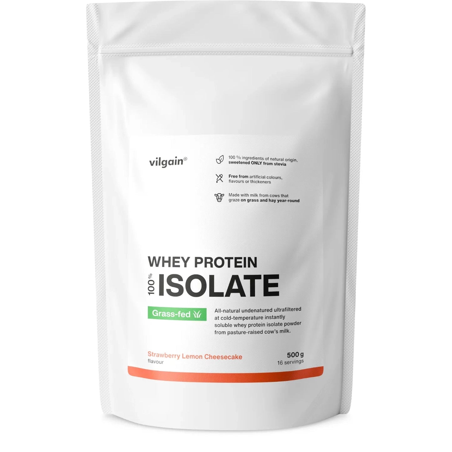 Vilgain Grass-Fed Whey Protein Isolate