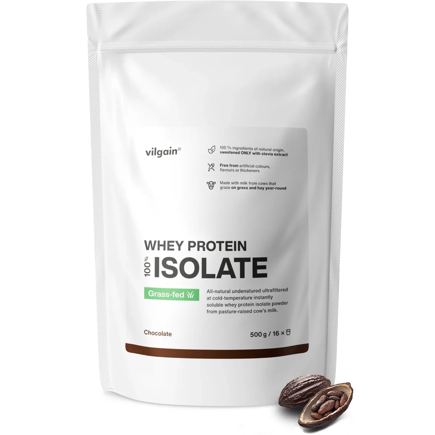 Vilgain Grass-Fed Whey Protein Isolate