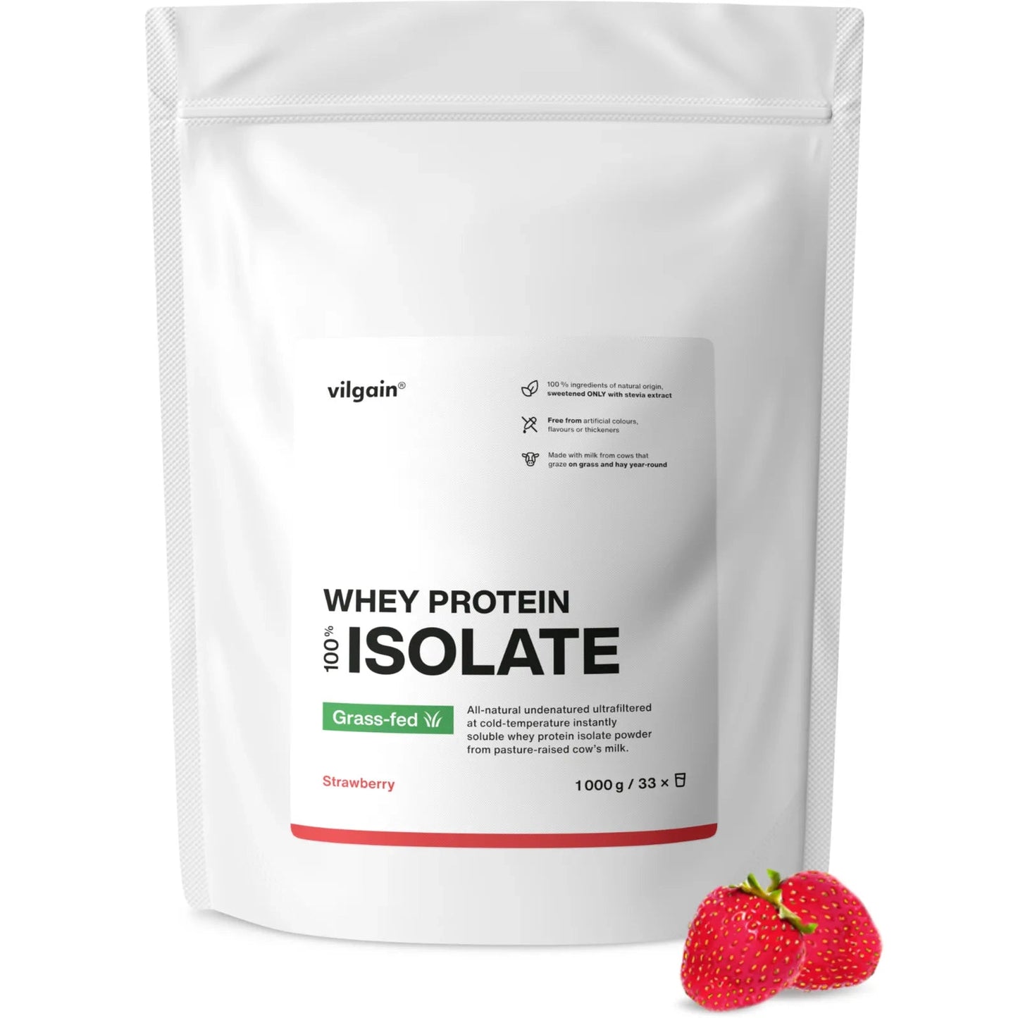 Vilgain Grass-Fed Whey Protein Isolate
