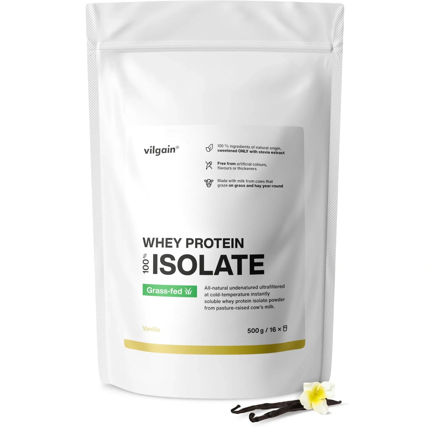 Vilgain Grass-Fed Whey Protein Isolate