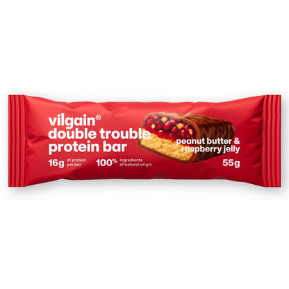 Vilgain Double Trouble Proteinbar - 55g - Norgain