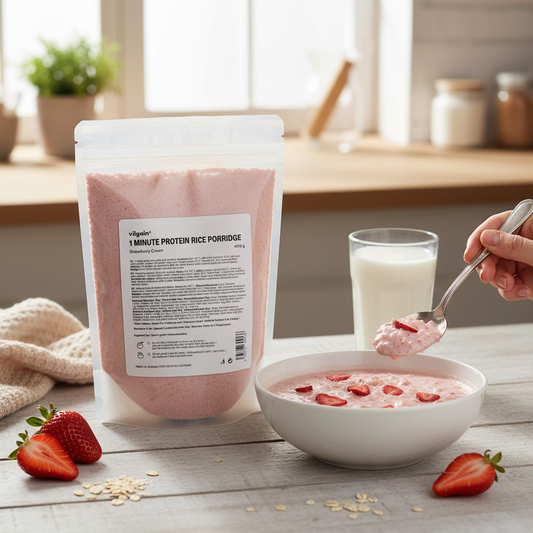 Vilgain 1 minutt proteinrik risgrøt - 400g