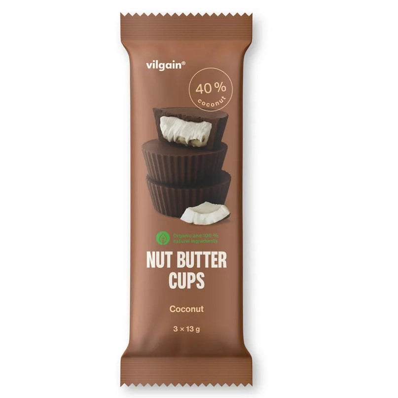 Vilgain Organic Nut Butter Cups 39 g - Norgain