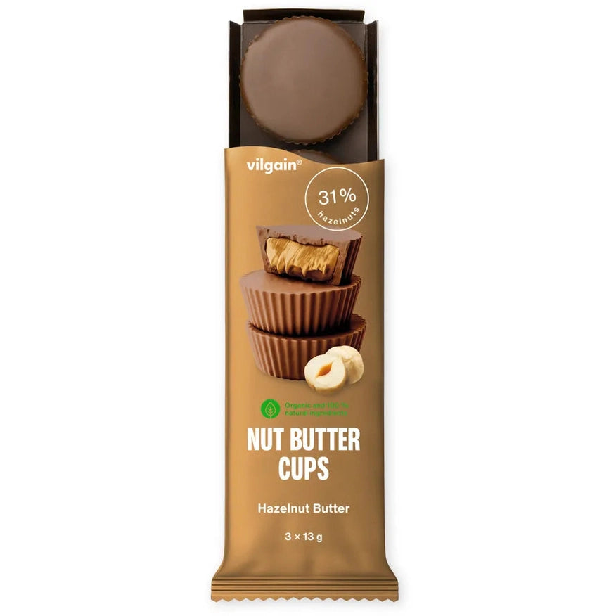 Vilgain Organic Nut Butter Cups 39 g - Norgain