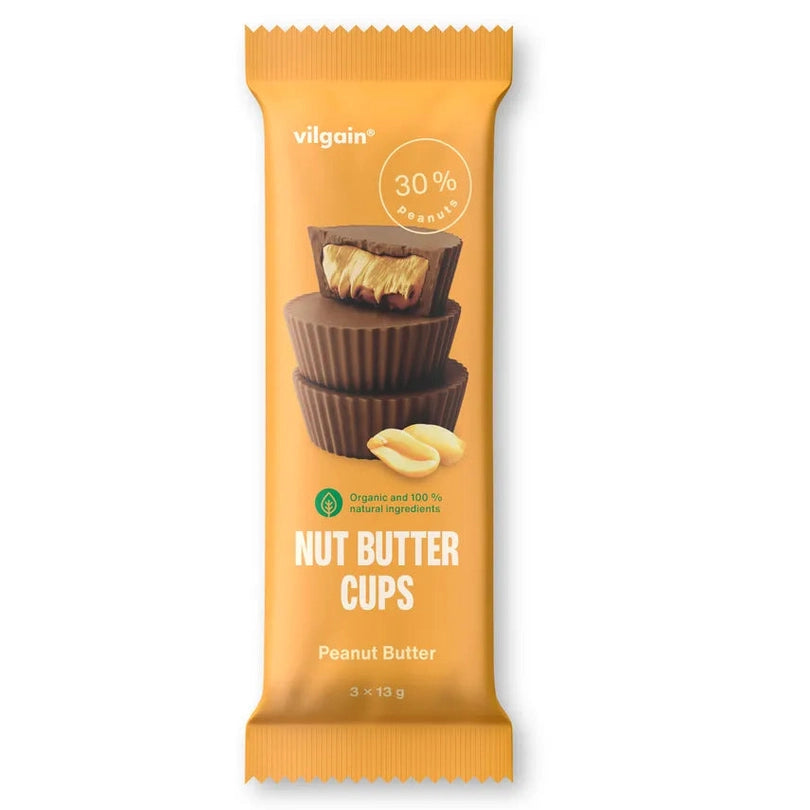 Vilgain Organic Nut Butter Cups 39 g - Norgain